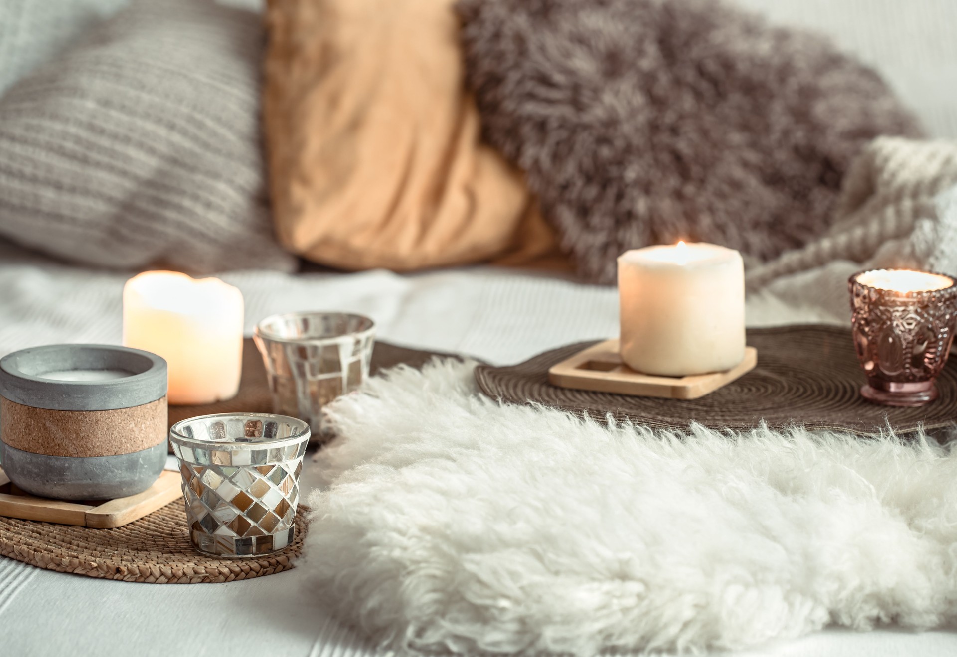 Automne encore Décoration à la maison de vie dans une maison confortable.